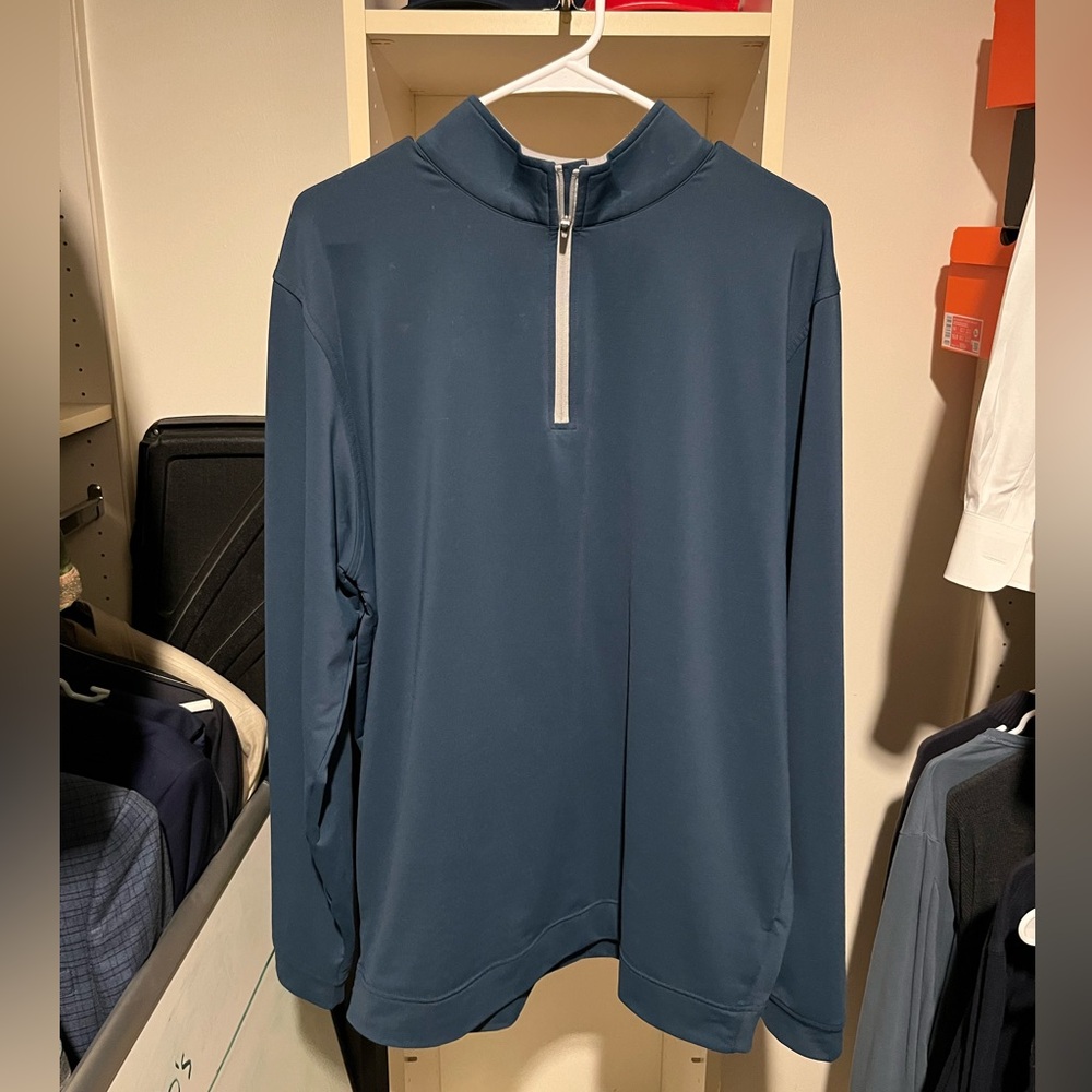 Genteal Venture Performance Golf 1/4 Zip, Size XL, Blue, great used condition
